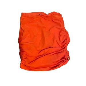 MIAOU ORANGE MESH SKIRT
